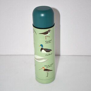 Half Moon Bay Travel Thermal Flask With Cup Lid, 17 Oz Double Walled Stainless S